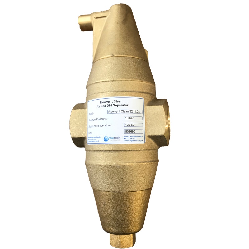 Flowvent Clean Brass Air & Dirt Separator, Pipeline Products