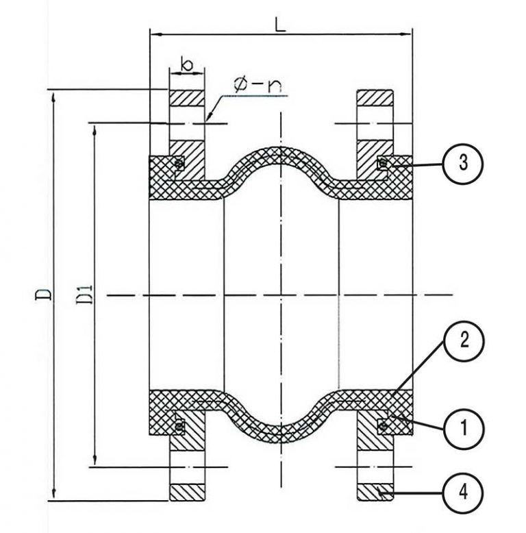 Untied Flanged Flexible Connector Flowtech Water Solutions